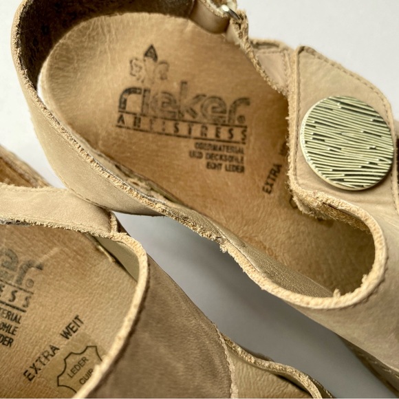 Rieker’s Antistress Adjustable Leather Sandals - Wide Fit - Picture 6 of 6